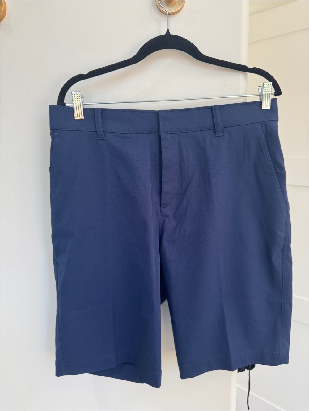 Nike Men's Navy Flat-Front Shorts